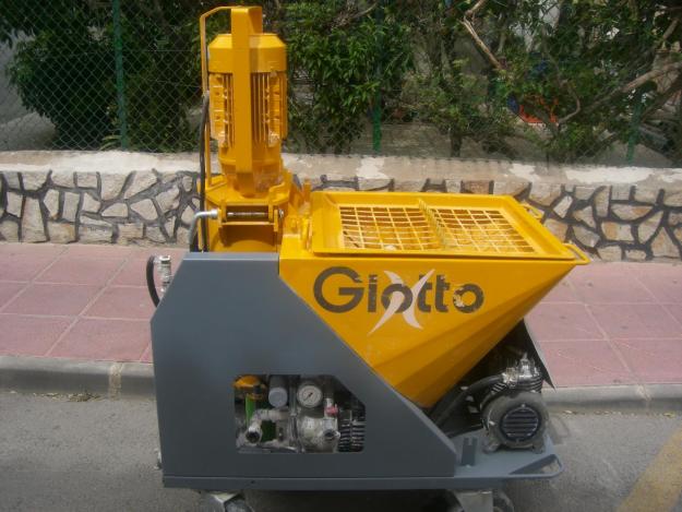 COMPRO maquina de proyectar, yeso, cemento y mortero