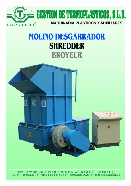 MOLINO DESGARRADOR SHREDDER