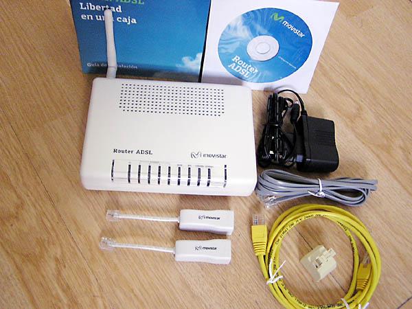 Router adsl de telefonica modelo AW4062