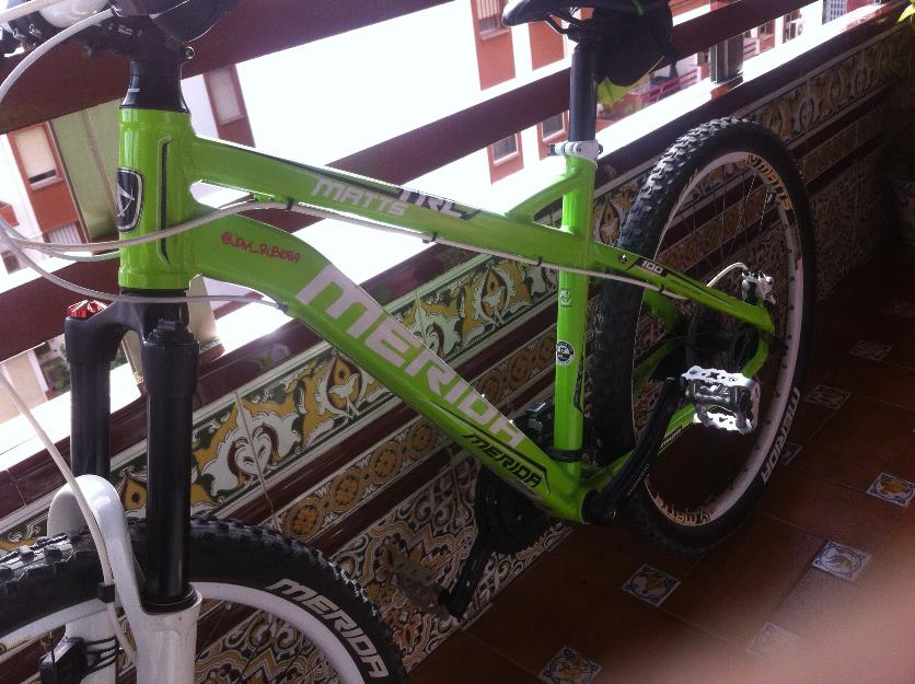 Bicicleta MERIDA verde limon Matts Trail