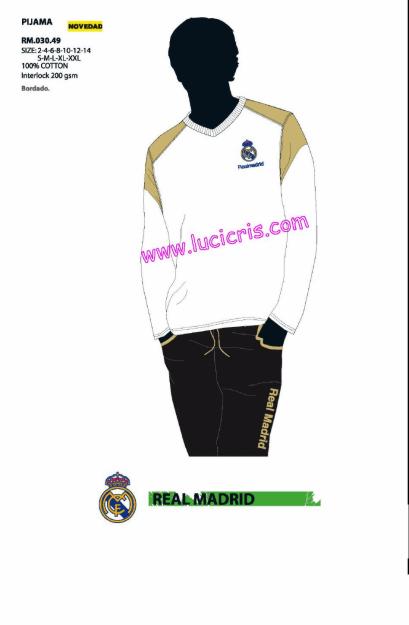 Pijama REAL MADRID caballero