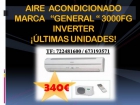 ***se vende máquina de aire acondicionado inverter marca general 3000fg por 340€*** - mejor precio | unprecio.es