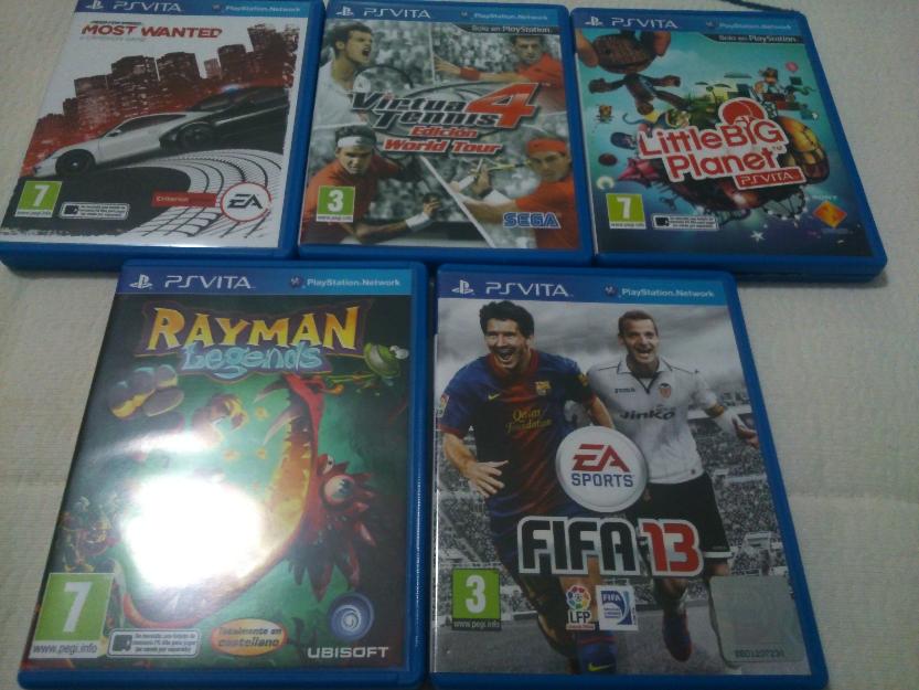 Pack 5 juegos PSVita