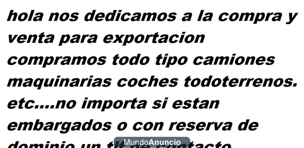688350620 compro vehiculos intransferibles para exportacion