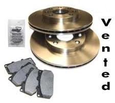 Discos freno+pastillas+testigo bmw e39