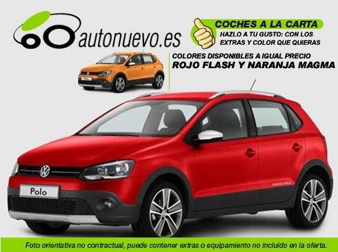 Volkswagen Cross Polo 1.2 TSI 105cv Manual 6vel. Rojo Flash, o Naranja Magma. Nuevo. Nacional.