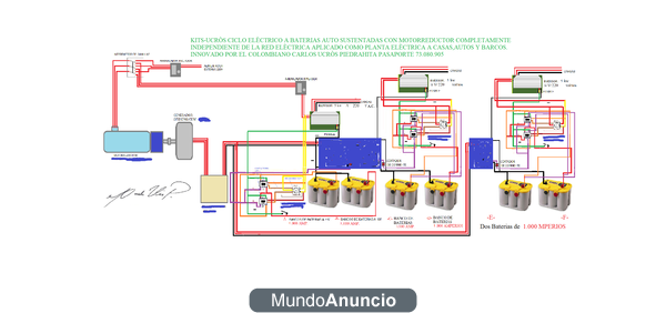 INVENTO PERUANO MULTIPLICADOR MECANICO DE DON SIXTO RAMOS Y KITS-UCRÒS CICLO ELECTRICO DEL COLOMBIANO CARLOS UCRÒS P.