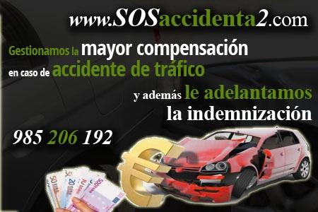 Reclama accidente tráfico