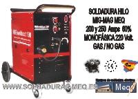 Soldadura hilo MIG-MAG 250 Amps