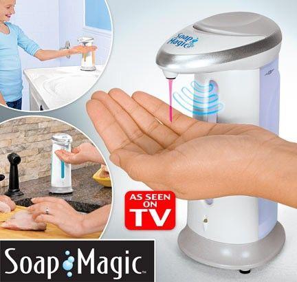 Dispensador Automático de Jabón tipo Soap Magic, Anunciado en TV