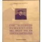 dialogos humanisticos del siglo xvi en lengua castellana, los - mejor precio | unprecio.es
