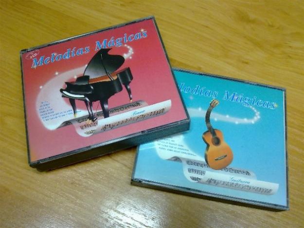 Vendo cds originales con melodias magicas al piano y a la guitarra