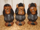 Figuras de monos en madera tallada - mejor precio | unprecio.es