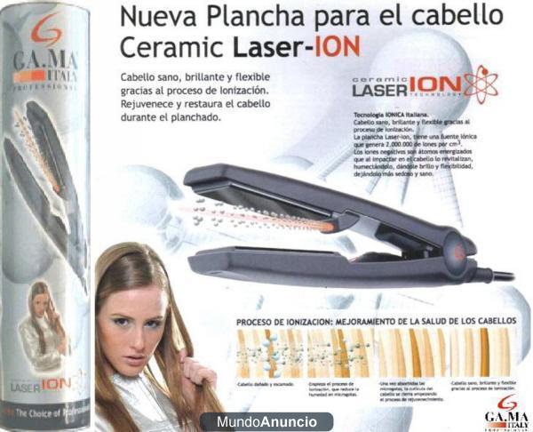 plancha peluqueria GAMA LASER ION ULTRA RAPIDA 86 EUROS