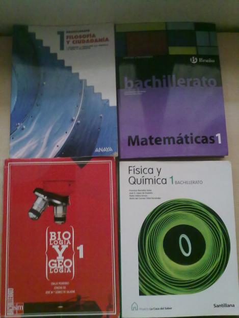 libros 1º Bachillerato - Modalidad Ciencias