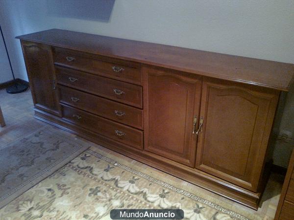 APARADOR Y MUEBLE AUXILIAR COLOR CEREZO