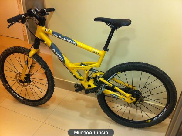Vendo Bicleta Montaña Cannondale Jekyll 500