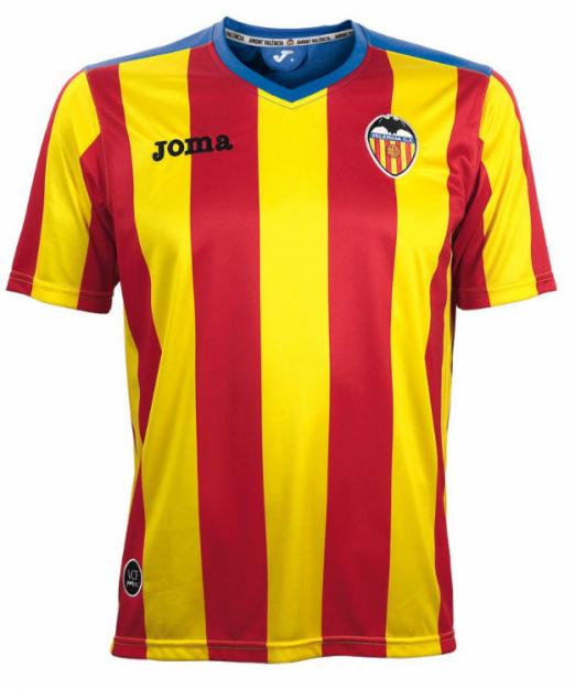 Camisetas Valencia CF 2012/13 Senyera