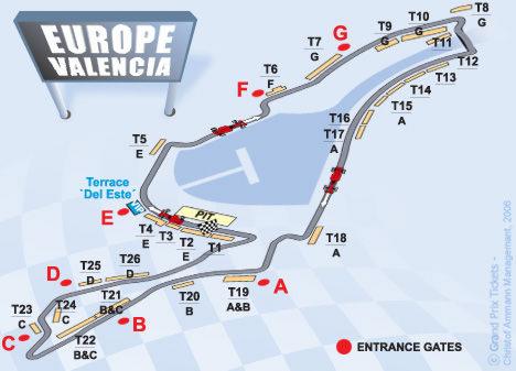 ENTRADAS G.P. EUROPA F1 EN VALENCIA