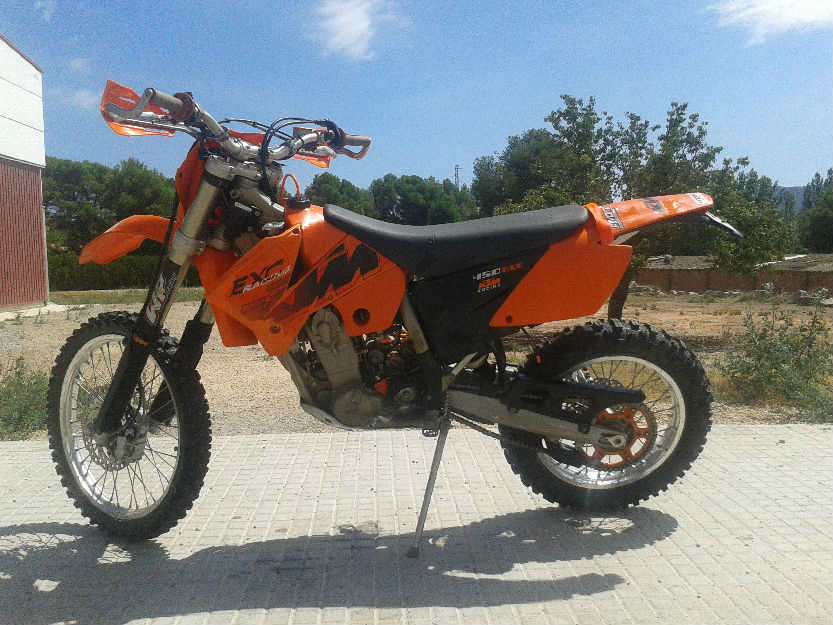 Vendo Ktm 450 exc 2005. ¡Muy cuidada!