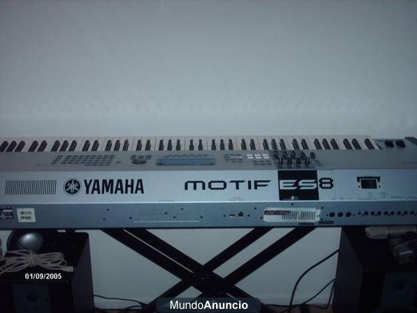 VENDO YAMAHA MOTIF ES8 EN PERFECTO ESTADO!!!