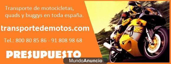 Transporte su moto