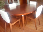 Vendo mesa de comedor de diseño y sus 4 sillas - mejor precio | unprecio.es