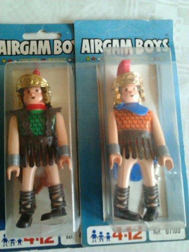 Lote de 2 cajas airgamboys años 80 vintage