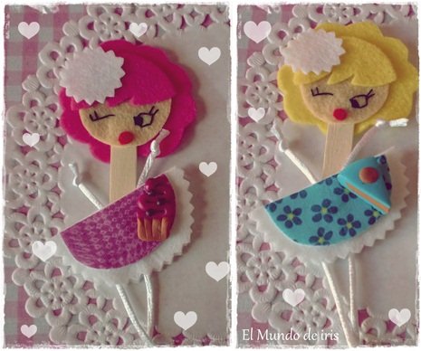 broches de fieltro 2 EUROS