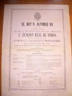 Cartel de toros madrid 1879 - mejor precio | unprecio.es