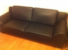 Vendo sofá negro polipiel 150€ 2 años de uso - mejor precio | unprecio.es