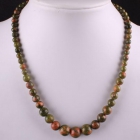 Collar de Unakita. Piedras Naturales. 43 mm. - mejor precio | unprecio.es