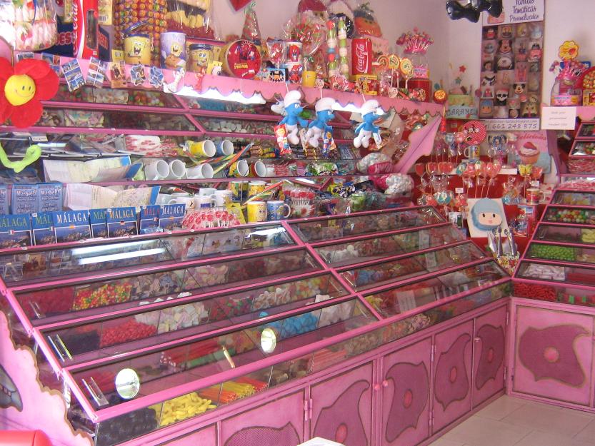 Tienda de chuches en traspaso