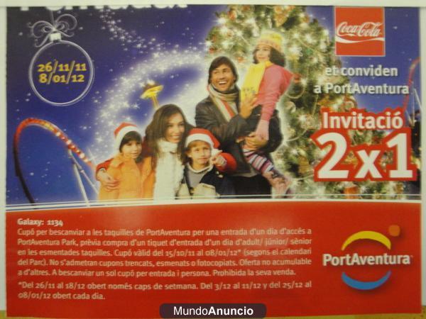 ENTRADAS 2X1 A PORT AVENTURA 2011-2012