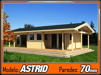 Caseta de madera astrid 83,3m2