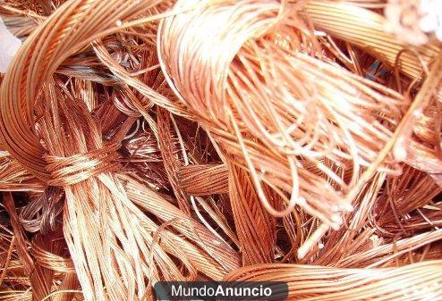 COMPRO AALUMINIO COBRE,BRONCE,LATON,NIQUEL POR KG O TN