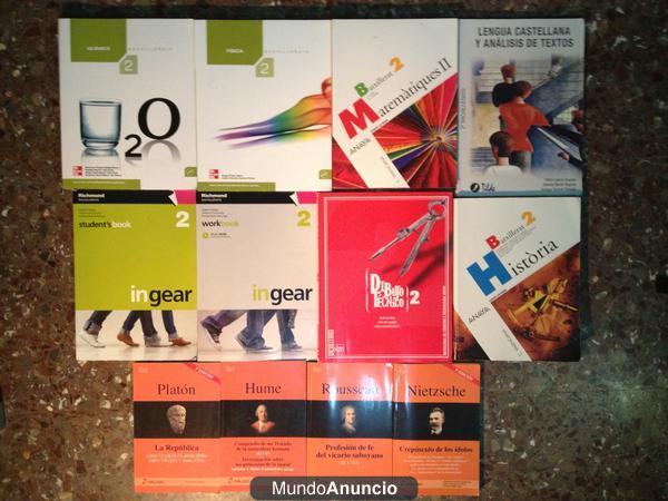 Libros de 2º de bachiller