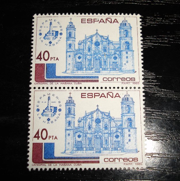 sellos-Monumentos-catedral de la habana Cuba