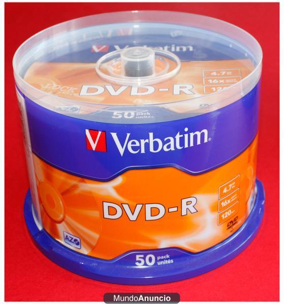 VENDO BOBINA 50 DVD -R VERBATIM - NUEVA