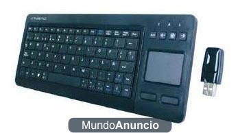 Mini Teclado inalámbrico con touchpad