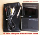 Televisor color de bolsillo analogico pantalla lcd con funda - mejor precio | unprecio.es