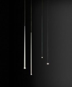 Vibia Slim lámpara colgante 100cm LED - Blanco - iLamparas.com