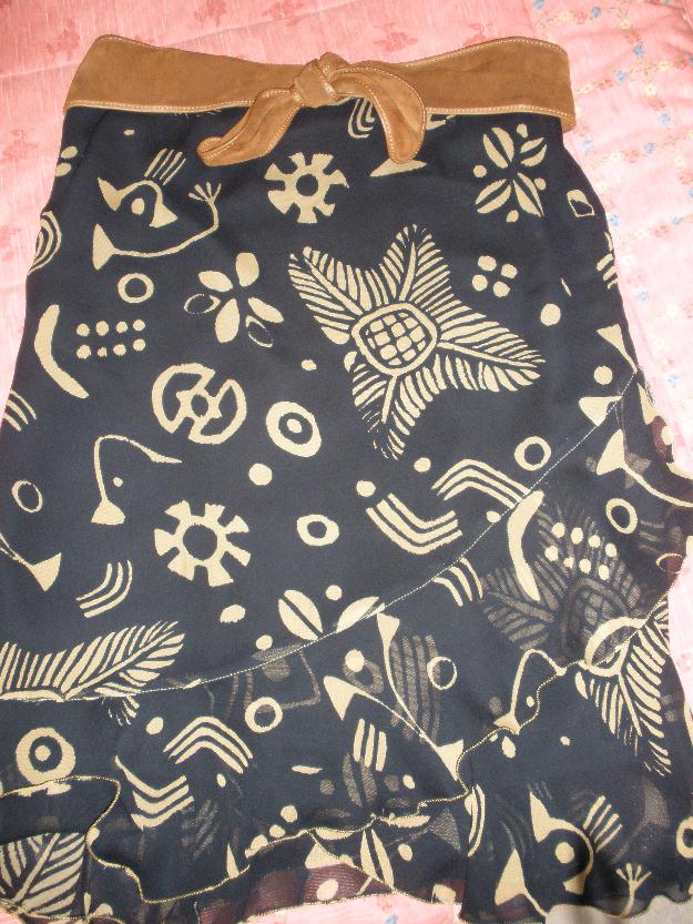 Falda estampado étnico t.50