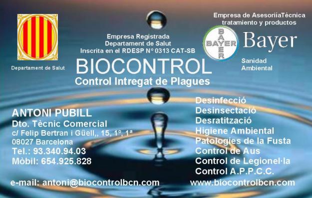 Fumigaciones limpiezas control de plagas empresa