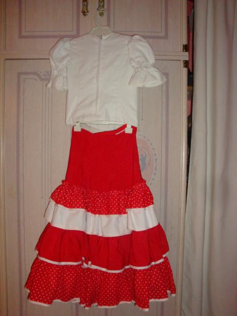 Traje de flamenca niña de 4-5 años