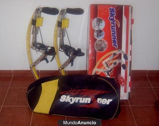 Zancos Skyrunners nuevos en caja con bolso transporte