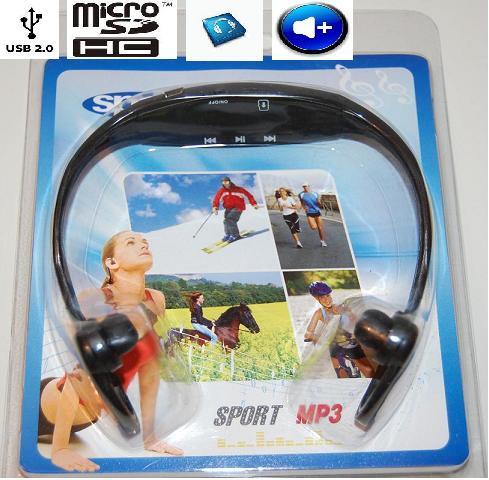 Reproductor AURICULARES MP3 STEREOS CON TARJETAS MICRO SD DEPORTES