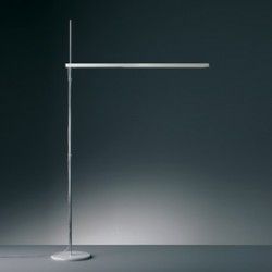Artemide Talak Lettura - Cuerpo lámpara blanco + Asta en acero cromado lúcido - iLamparas.com