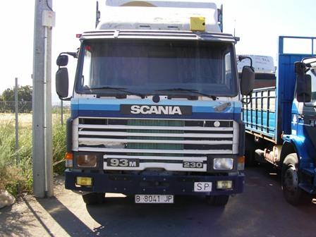 CAMION SCANIA M93 PLATAFORMA DE 8 mts.