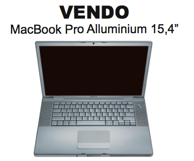 MacBook Pro Alluminium 15,4